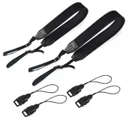 2-Pack Adjustable Soft Shoulder Neck Strap for Canon/Nikon/Sony/DSLR Cameras
