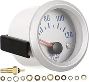 Water Canolar 12v Car Universal Temperature Gauge White Led Pointer Automotive Modification