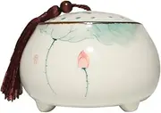 sealed lids, Vintage Chinese Style Tea Storage Jars Traditional Tea Tins Ceramic for Home Kitchen Dining Decoration