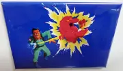 Real Ghostbusters Winston Zeddemore 2"x3" Fridge Locker MAGNET