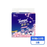 在飛比找PX Go! 全聯線上購優惠-【Tempo】奢柔4層抽取式衛生紙-櫻花香 (80抽x10包