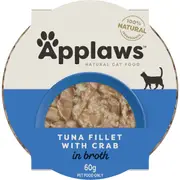 Applaws Cat Pot Tuna & Crab 60g