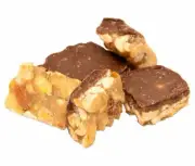 Half Dip Peanut Brittle Squares - 5 Lb - Free Expedited Shipping!!