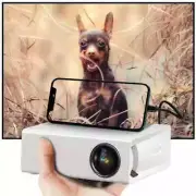 Compact 1080P HD Mini Projector with Hi-Fi Stereo Sound - Portable & Powerful