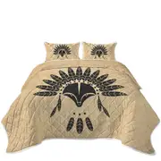Cool Native American Raccoon Coverlet