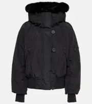 [Goldbergh] Goldbergh Jeanne faux fur-trimmed ski jacket UK 18 black