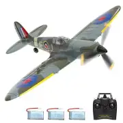 Blue Spitfire RC Airplane for Kids with 4-CH Xpilot Gyro Stabilizer