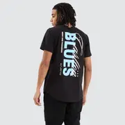 [Nena and Pasadena AFL] Carlton Blues AFL Dual Curved Tee Jet Black