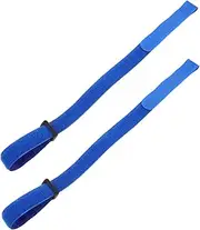WOONEKY Adjustable Bike Wheel Stabilizer Straps Securing Straps with Hook and Loop Fastener for Transporting Bicycles for Durable Red Design