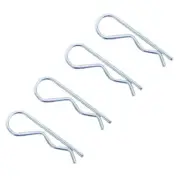 1/20pcs M1.2-M7 Steel Zinc Plated R Type Spring Cotter Pin Wave Shape Split Clip