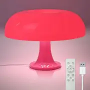 Funky LED Lamp (Pink) | Cute Girls Night Light | Timer Function | Remote Control
