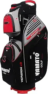 Yamato Golf Cart Bag 14 Way Organizer Divider Top with Handles Cooler Valued Pocket and Rain Cover Super Light Design New Version 1.0