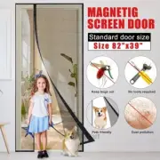 NEW Mosquito Door Net Mesh Screen Bug Pet Patio Hands Free Magnetic Closer