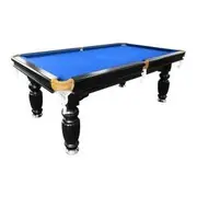 TOPONE 8FT Slate Billiard Table / Pool Table - Black Frame