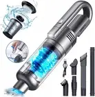 Car Vacuum Portable Hand Held Cleaner w/ LED Light Multi Accessories Storage Bag