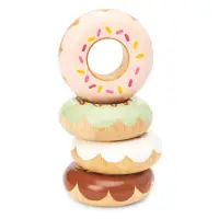 在飛比找momo購物網優惠-【LE TOY VAN】角色扮演系列-甜甜圈木質玩具組(TV