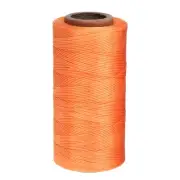 1mm Leather Sewing Waxed Thread, 197 Yards / 180m, Polyester Cord, Orange