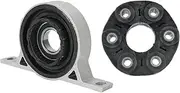 LESANGBAIHUODIAN 26127521855 26111229360 Car Driveshaft Center Bracket Support Bearing Flex Joint Disc Kit Fit for BMW E60 E61 E63 E64 E83