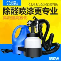 在飛比找樂天市場購物網優惠-德耳斯電動噴槍高壓霧化噴涂機油漆汽車涂料乳膠除甲醛噴漆槍消毒