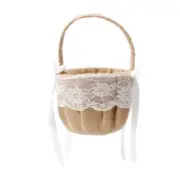 Hanging Flower Bucket Bag Rustic Party Props for Christmas Farmhouse Holiday