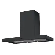 Chef 90cm Canopy Rangehood Black CRC914DB
