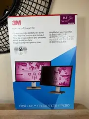 *New 3M HC215W9B 21.5" Widescreen Monitor Black Privacy Filter 10.6 IN x 18.8 IN