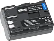 MINSHI BP-511/511A Replacement Battery Compatible with Canon 40D【7.4V 2500mAh】 High Performance Compatible Camera Battery 2023KM