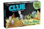 USAopoly CLUE: Rick and Morty Featuring Characters from The Adult Swim TV Show Rick Morty Collectible Clue Board Game Perfect for Rick Morty Fans