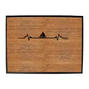 Ob Sailing Pulse - Funny Novelty Doormat Man Cave Floor mat