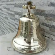 Vintage Brass TITANIC 1912 BELL London Hanging Nautical Ship Wall Golden Finish