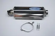(MB5YK) Racing Slip-On Silencer for AKRAPOVIC EVO EX Pipe: Titanium/Silencer: H130 Titanium YZF-R6 (06-12) MV201SO