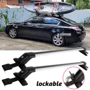 Aluminum Car Top Roof Rack Cross Bar Luggage Carrier+Lock For Acura TL TLX TSX