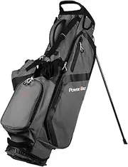 Powerbilt Dunes 4.5 Lightweight Golf Stand Bag - Gray/Black