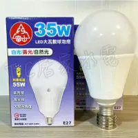 在飛比找蝦皮購物優惠-◥ Ｔ.C水電◣LED 35W 燈泡 富山 超亮LED 省電