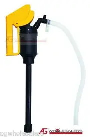 Lever Action & Siphon Hand Drum Pump Water E85 Petrol Oil Diesel Thinner Fuel