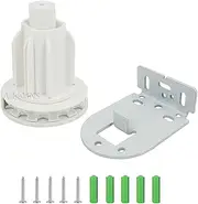 AcbbMNS 38mm Roller Blind Fittings Replacement Repair Kit, 1Pc Roller Shade Clutch with 1Pc Metal Roller Blind Bracket and Screws Expansion Plug for Roller Blind System, White (2pcs kit)