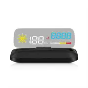 wiiyii Car HUD C5, Head-Up Display, OBDII & GPS Scanner, Vehicle Speed, Fuel Consumption, Clear Fault Code, Compatible with All Cars� (C5)