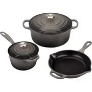 Le Creuset 5-Piece Signature Enameled Cast Iron Cookware Set