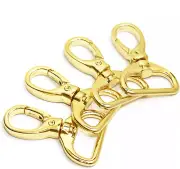 4Pcs Oval Snap Hooks,Heavy Duty Purse Hardware,1Inch Metal Swivel Lobster