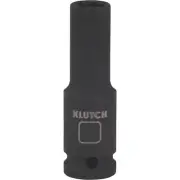 Klutch Deep Impact Socket, 7/16in., 1/2in.-Drive