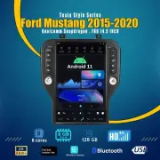 Android11 Tesla Style Smart Radio Gps Vertical Screen Fit Ford Mustang 2015-2022