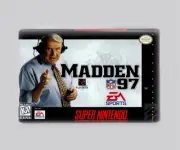 MADDEN NFL 97 / SNES - 2"x3" FRIDGE MAGNET (retro super nintendo