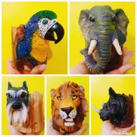 在飛比找樂天市場購物網優惠-泰國3D筆筒-大象.鸚鵡.獅子.雪納瑞.老虎.犀牛~高雄瑞豐