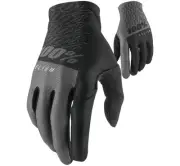 100% Celium Gloves (Sm, Black/Gray)