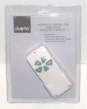 Chapter Universal Ceiling Fan and Light Remote Control Model: 48127