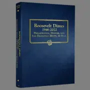 Whitman US Roosevelt Dime Coin Album 1946 - 2022 #3394