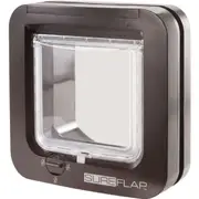 SureFlap Microchip Electronic Cat Door / Cat Flap in Brown