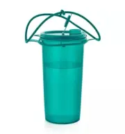 Tupperware Super Mega Tumbler 48oz with Cariolier Handle and Flip Lid Seal New!