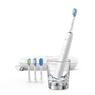 【飛利浦】Sonicare 鑽石靚白音波牙刷 HX9924/02 晶鑽白