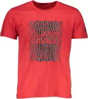 Cavalli CLASS CAVALLI Red T-Shirt Graphic Croc Print at Men's Sz Small NWT